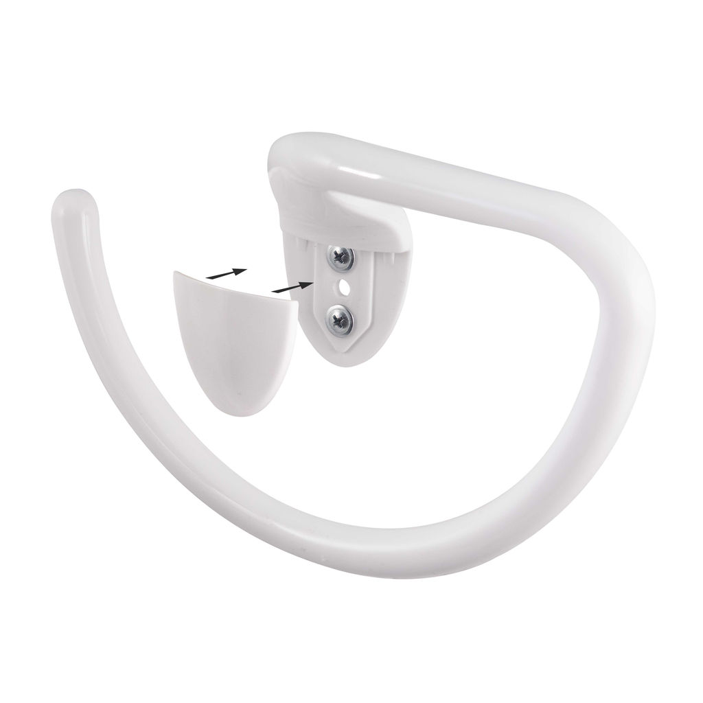 Держатель для полотенец п/эт. (белый)