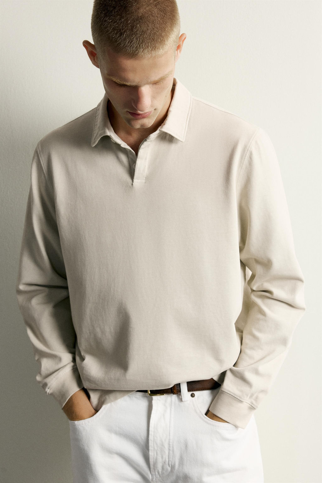 SUDADERA POLO LIGERA REGULAR FIT / Arena - Zara фото 5