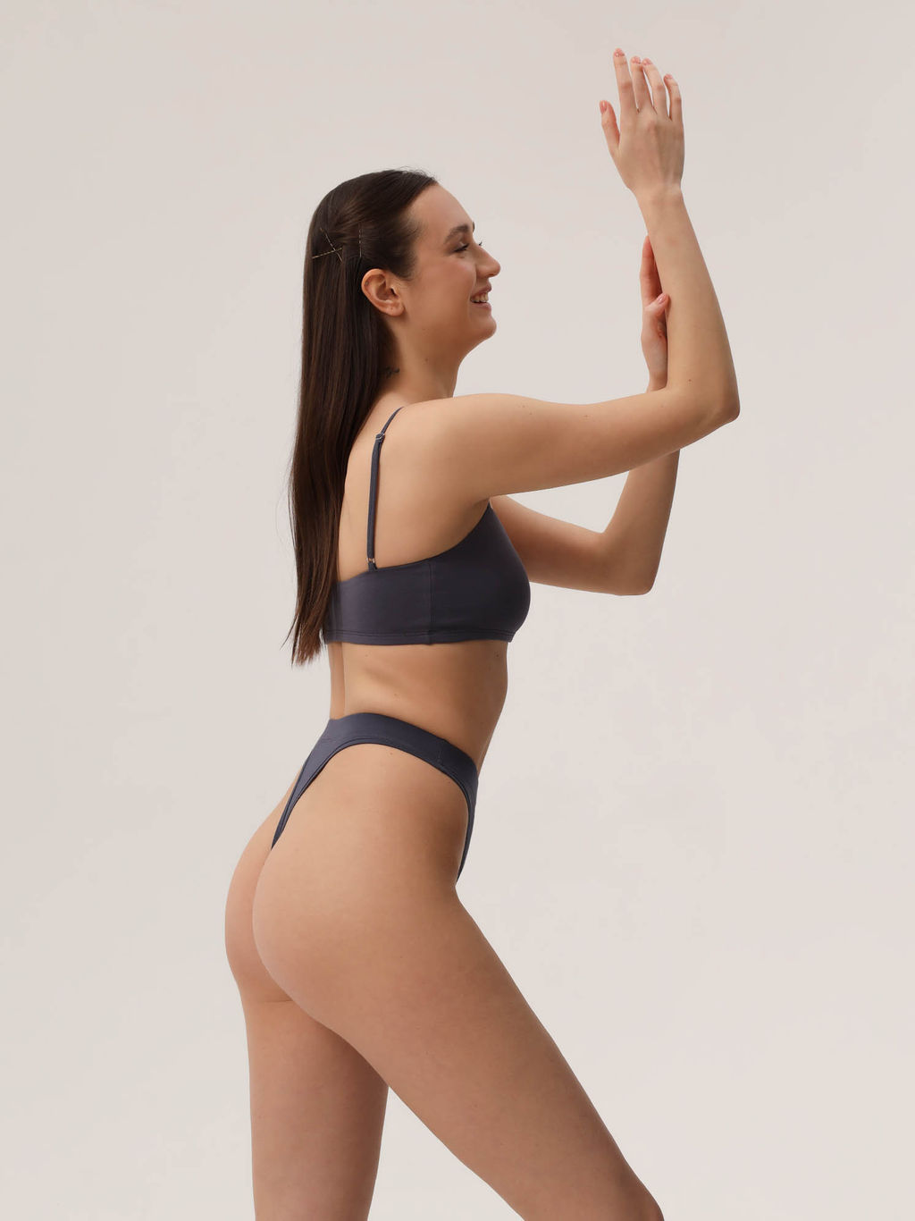 MY Топ двойной на тонких бретелях жен. хлопок DT203