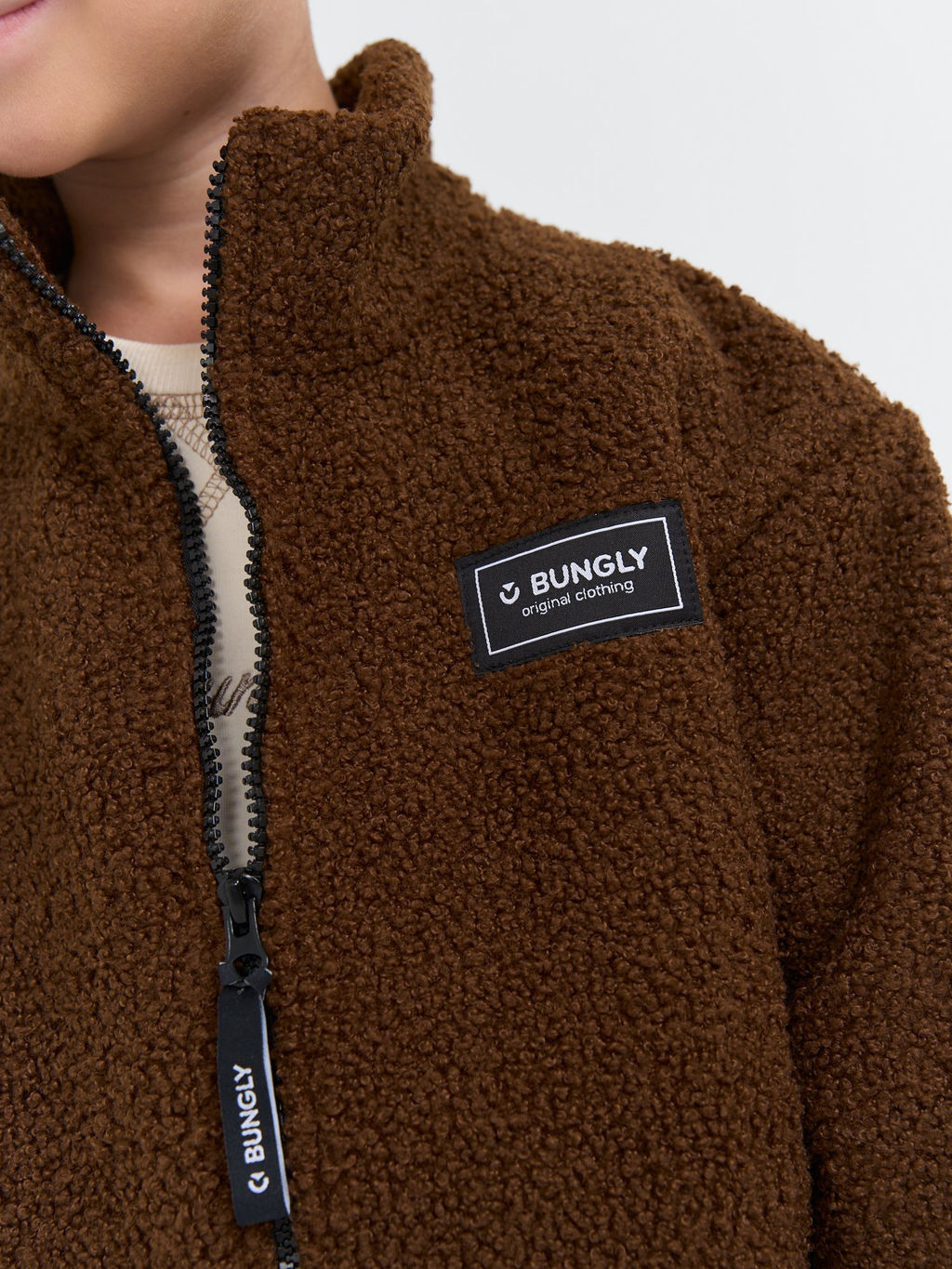 Толстовка букле Шоколад утепленная - Bungly фото 13