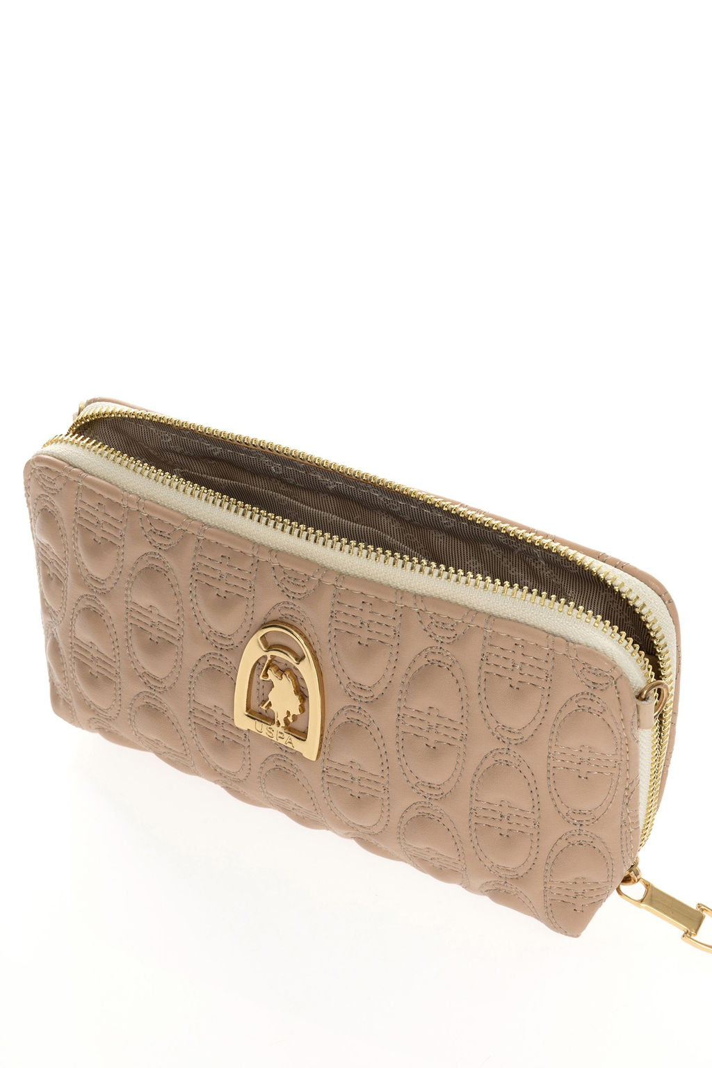 U. S. Polo Assn Женский кремовый кошелек - U.s. polo assn фото 5