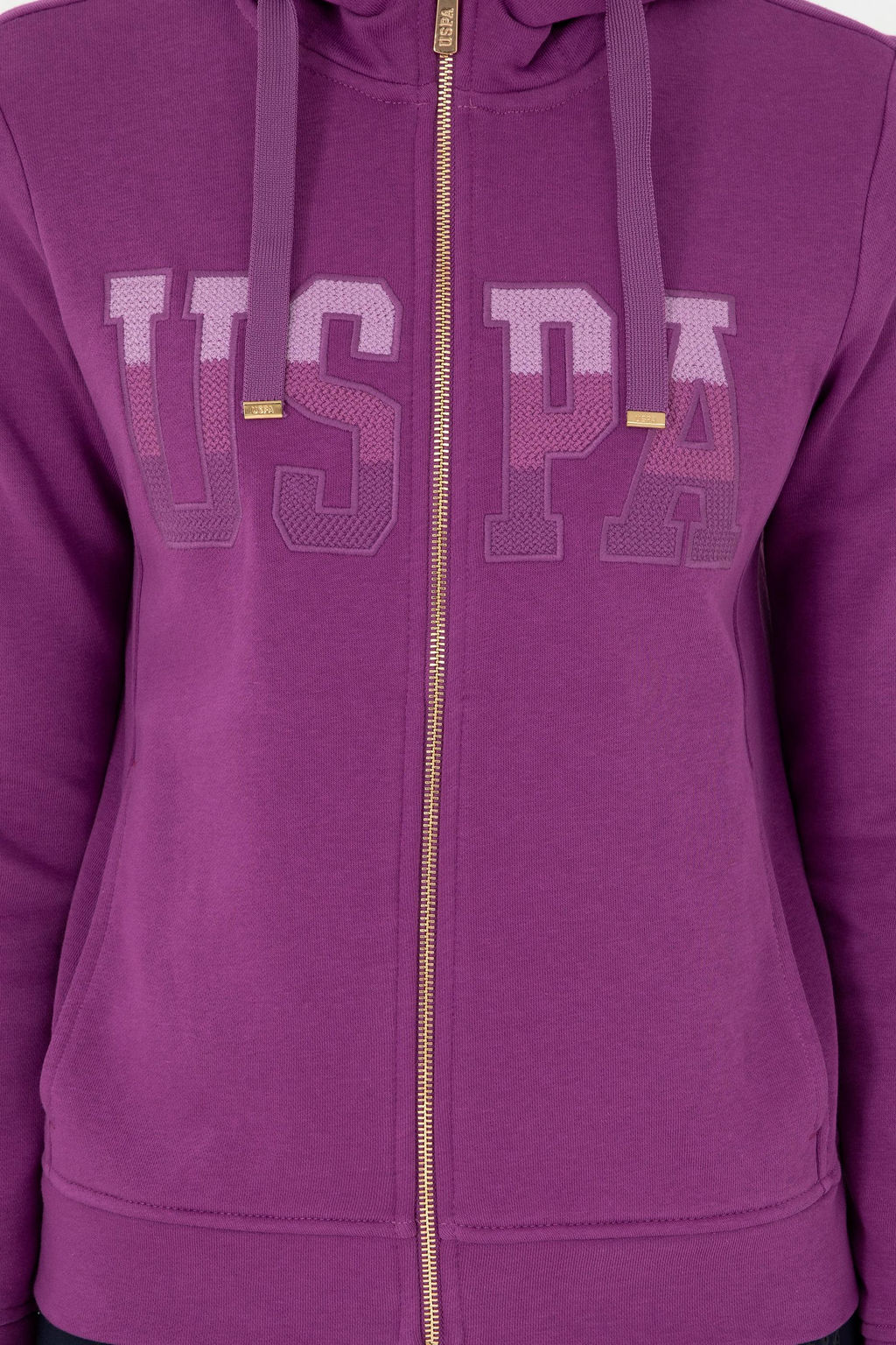 Женский фиолетовый базовый свитшот Неожиданная скидка в корзине - U.s. polo assn фото 13