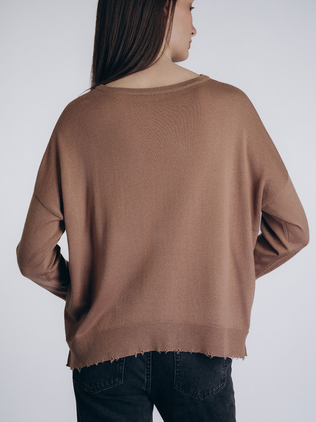 Женская кофта бежевого цвета (арт. 5218TCC) - Indefini фото 5