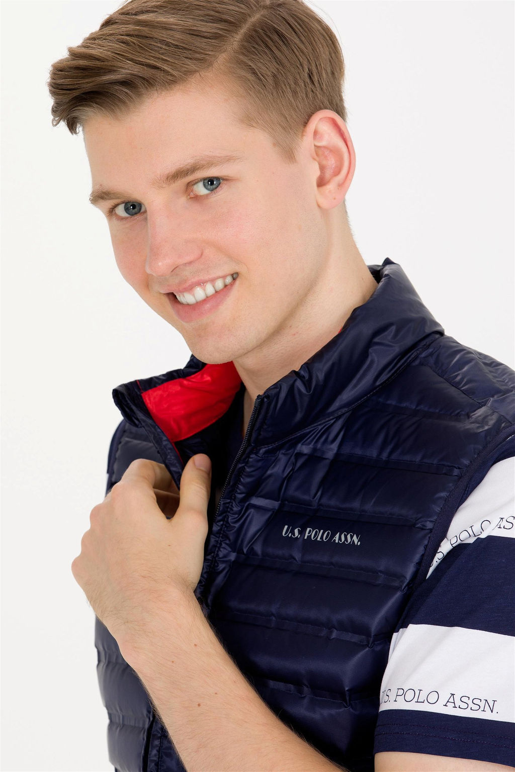 Мужской темно-синий жилет Неожиданная скидка в корзине - U.s. polo assn фото 2