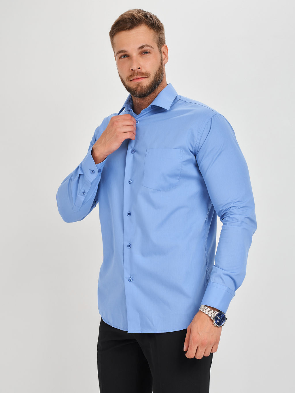 Сорочка мужская длинный рукав CASINO c220/157/004/Z  фото 5