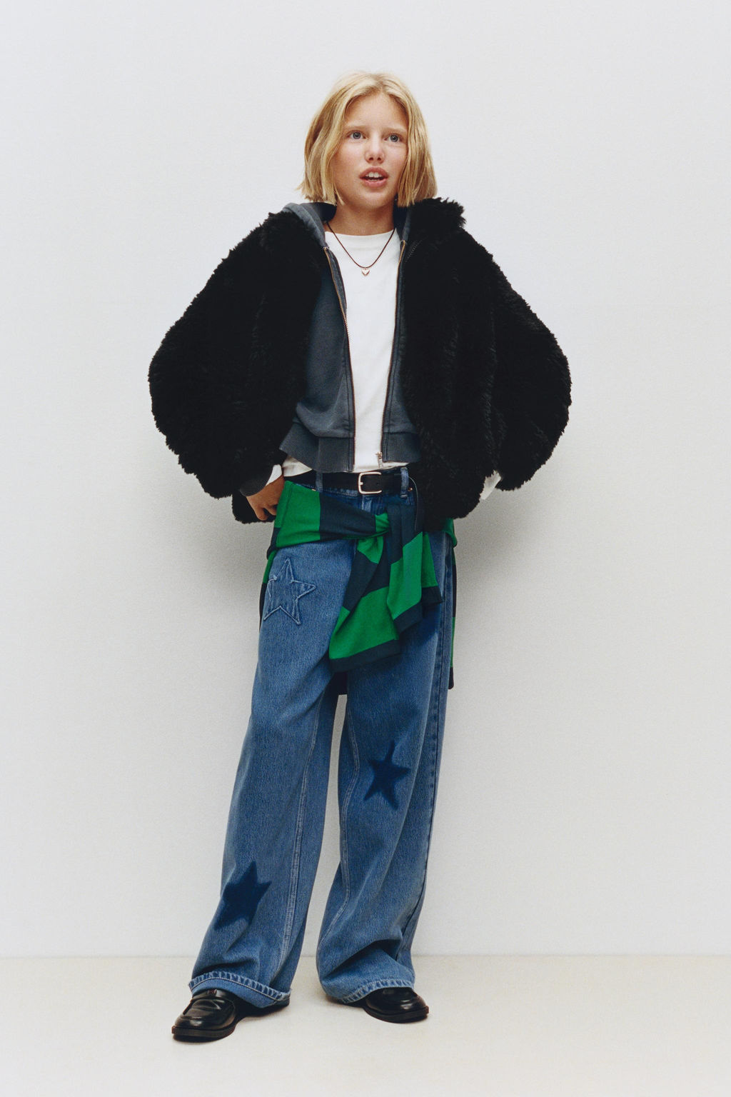FAUX FUR JACKET - Zara фото 10