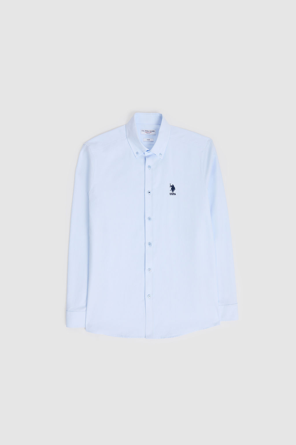 Erkek A__k Mavi Uzun Kollu Basic G_mlek - U.s. polo assn фото 7