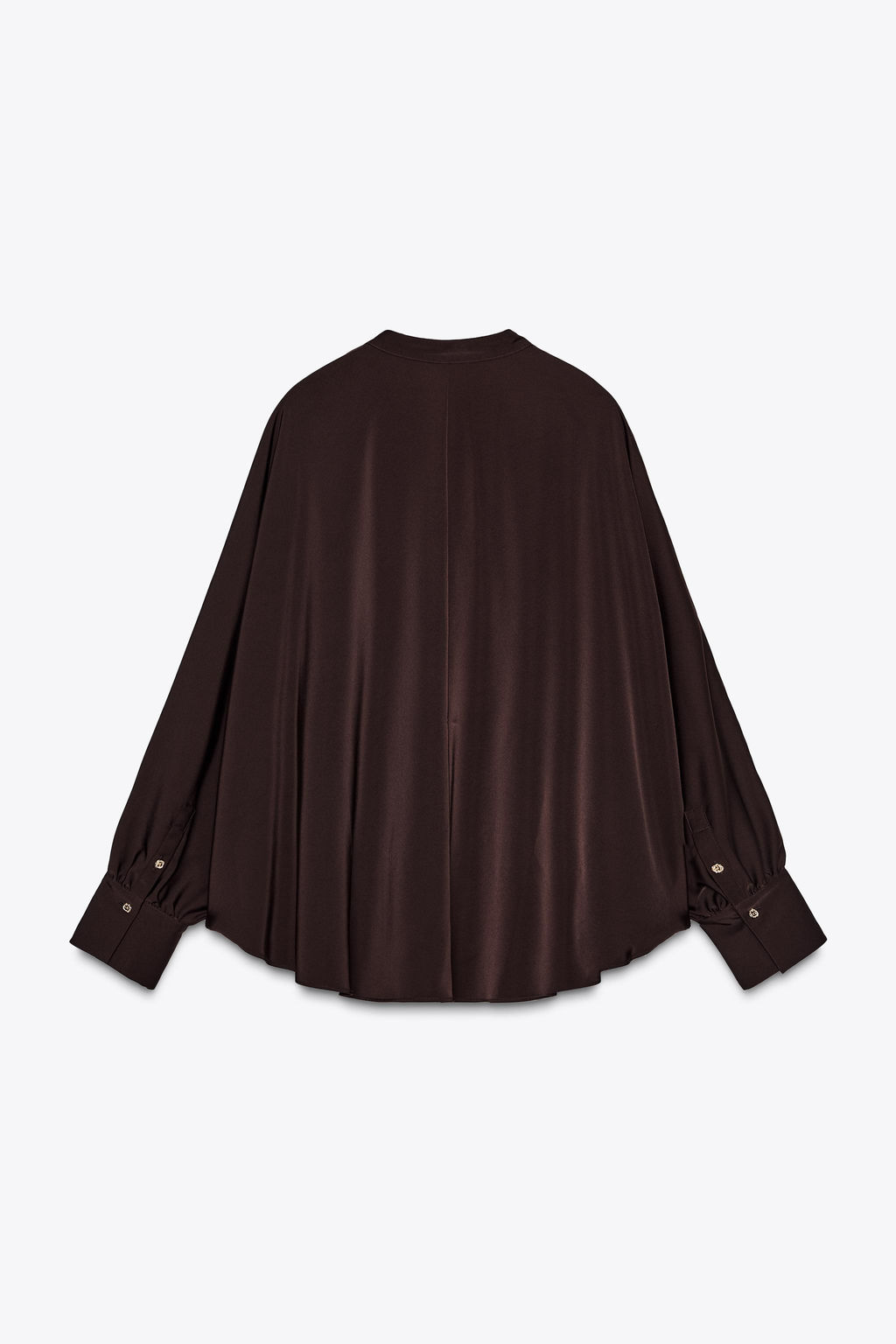 SATIN BLOUSE WITH CAPE SLEEVES - Zara фото 7