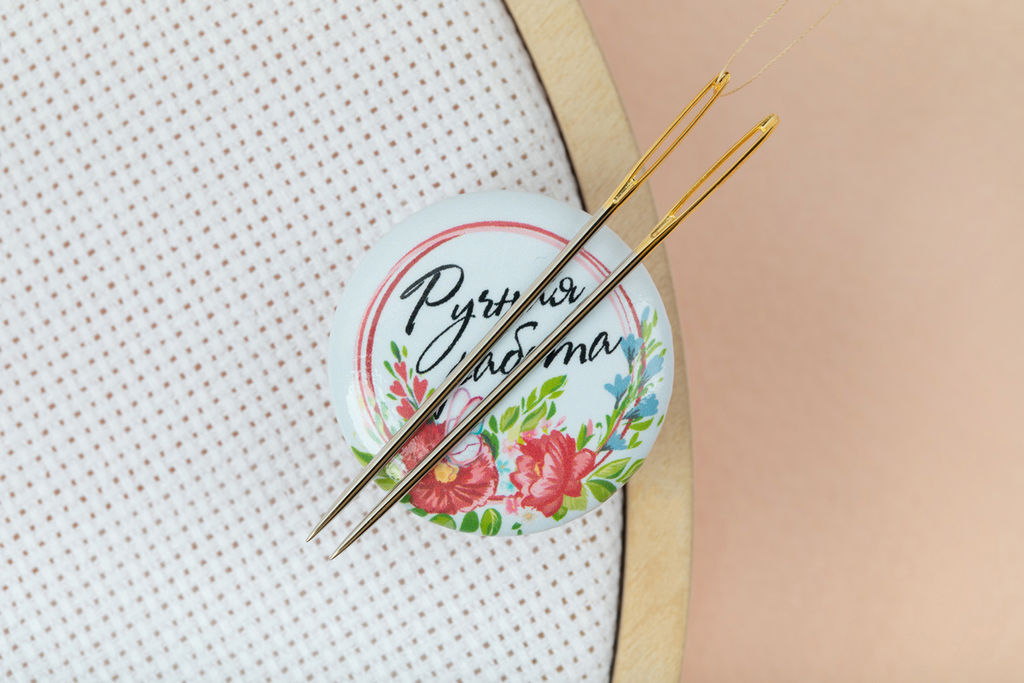 Иглы для шитья ручные Gamma N-365 гобеленовые №20 25 шт. в конверте острые  фото 5