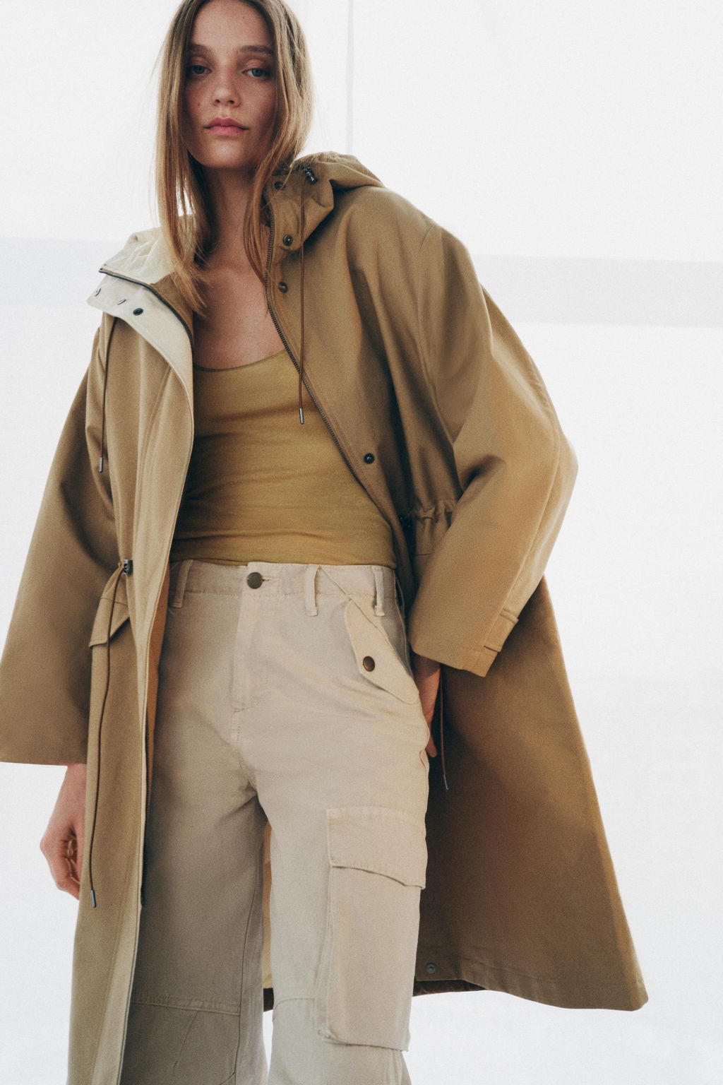 CONTRAST PARKA ZW COLLECTION - Zara фото 16