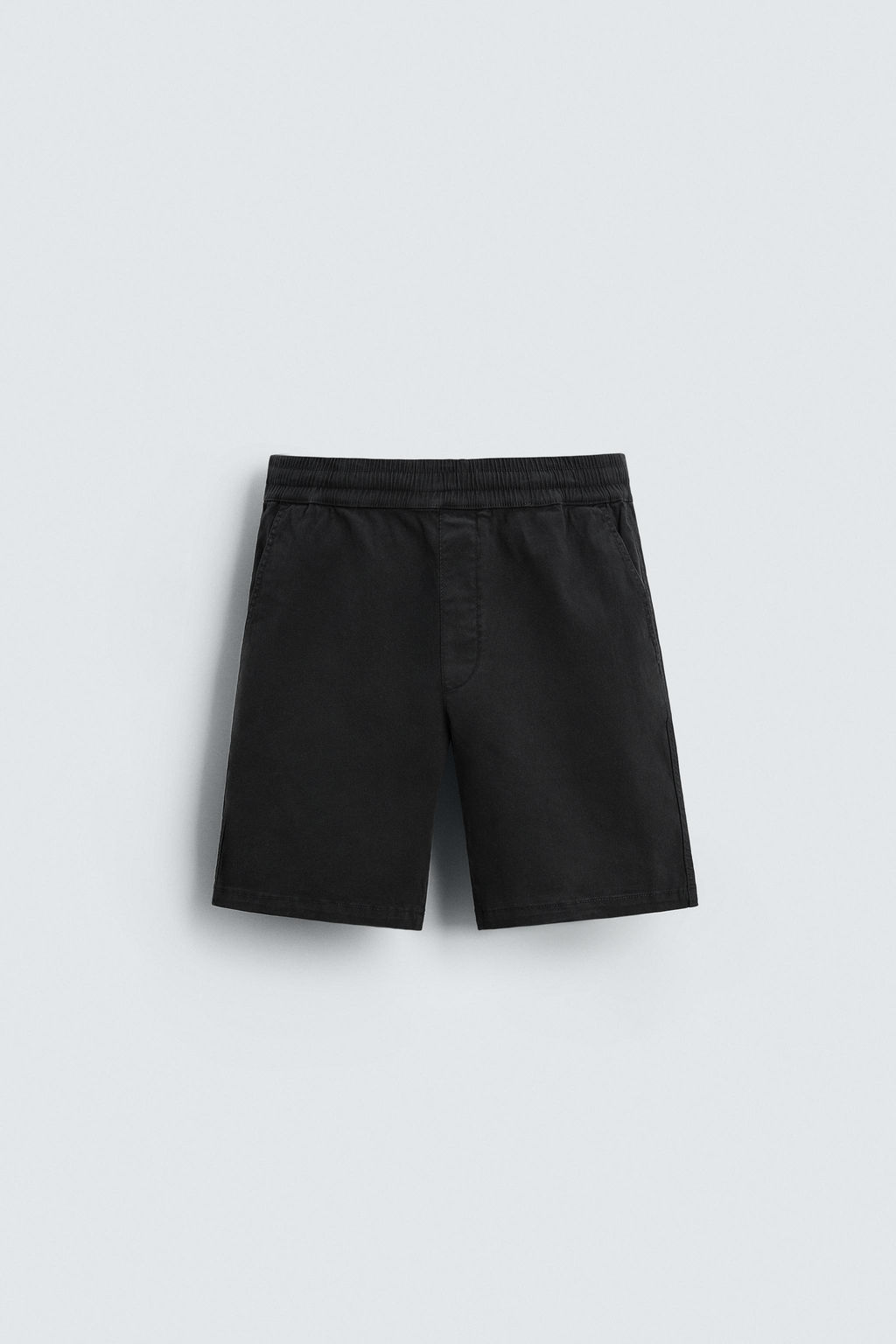 BERMUDA TWILL RELAXED FIT / Negro