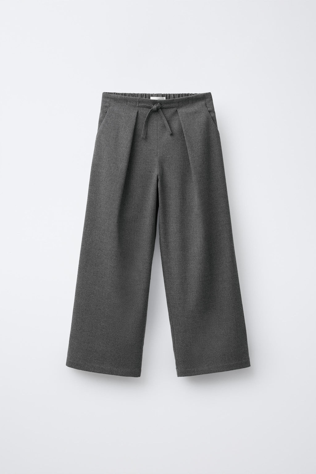 PLEATED SUIT TROUSERS