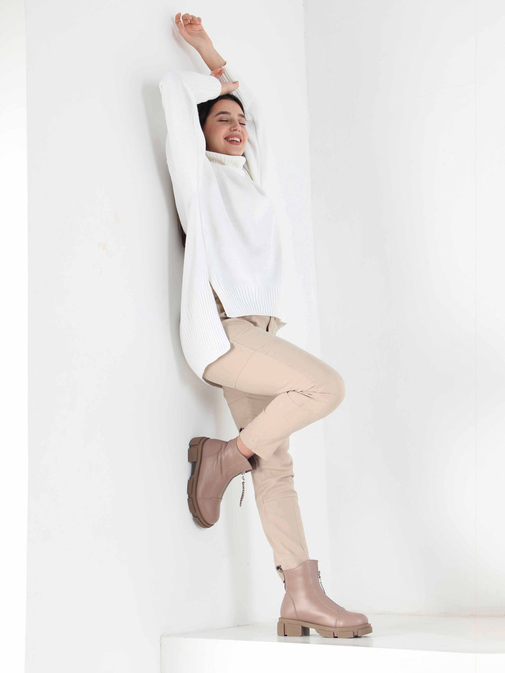 Ботинки 330.21074nut. какао/Мех