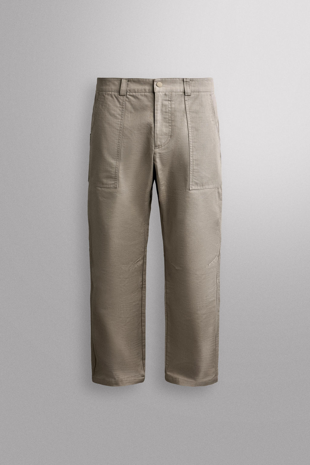 PANTAL?N TAPERED FIT ESCALADA / Crudo medio - Zara фото 8
