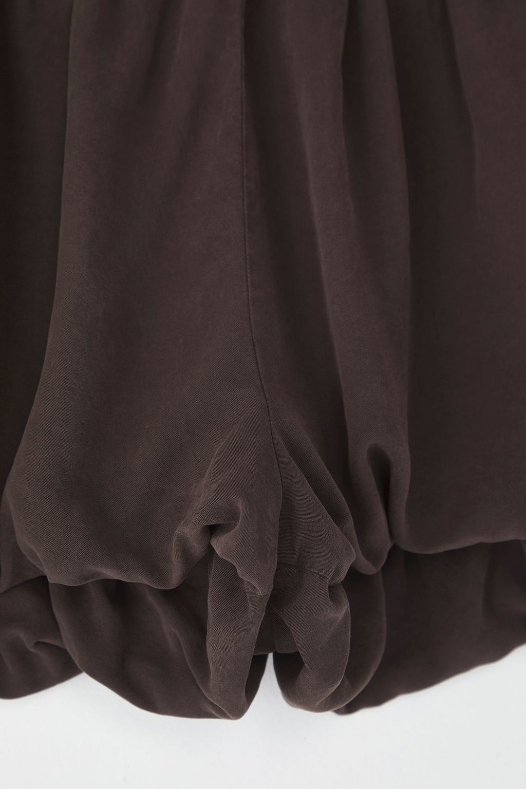 Trendyolmilla Kahverengi Normal Bel Mini Denim Balon Sort Etek TWOSS25SR00105  фото 6