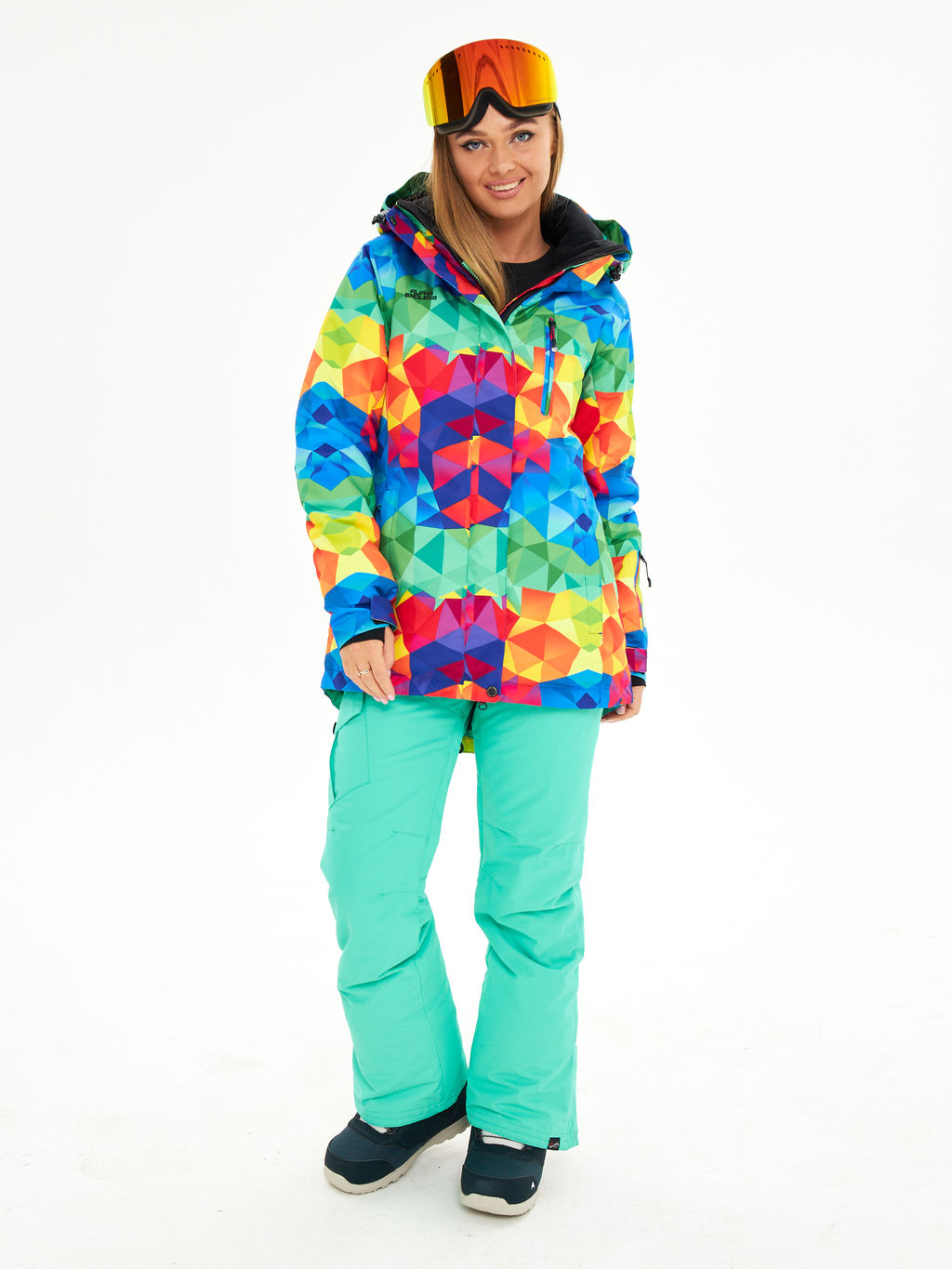 Женская горнолыжная сноубордическая куртка Alpha Endless Ultra Chaleur SNB 423/316_6 Разноцветный  фото 47