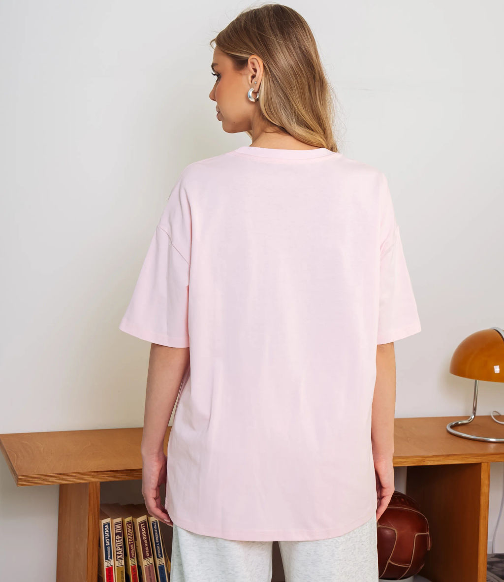 Футболка #КТ026 (2), светло-розовый - Dommod фото 3
