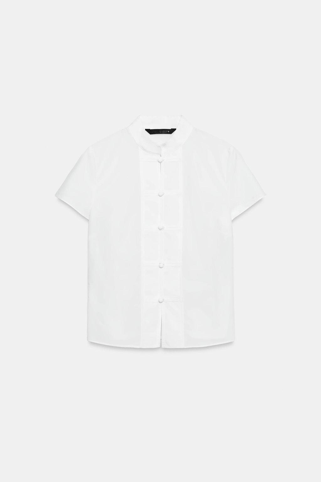 CAMISA POPEL?N ALAMARES / Blanco
