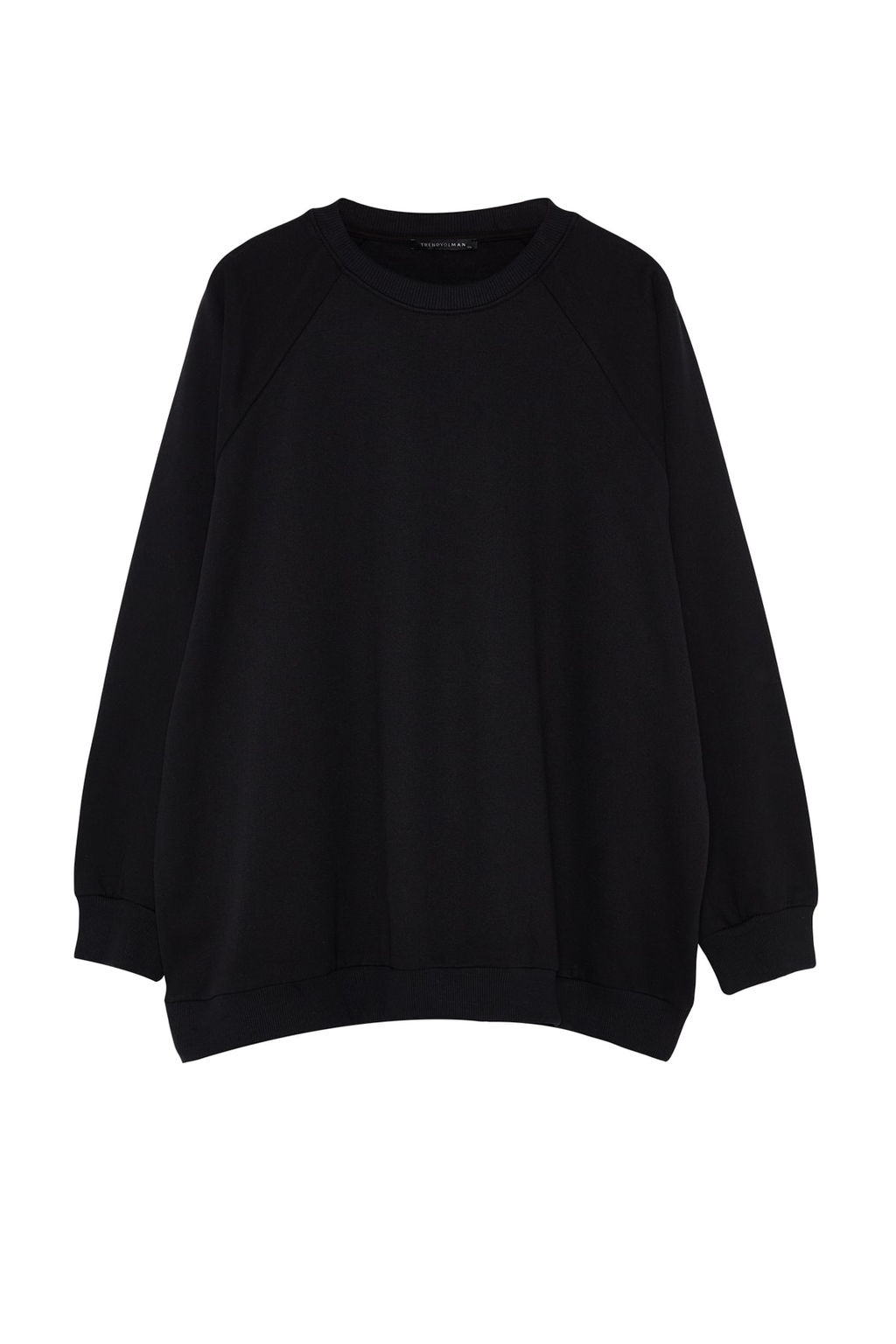 TRENDYOL MAN Lacivert Buyuk Beden Bisiklet Yaka Oversize/Genis Kesim Ici Polarl? Sweatshirt TMNAW24AO00007 - Trendyolmilla фото 15