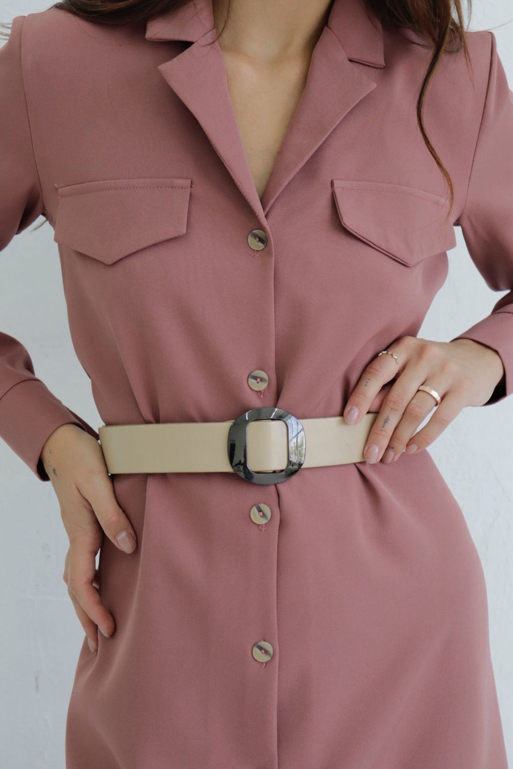 Платье-рубашка с английским воротником - Martichelli фото 99