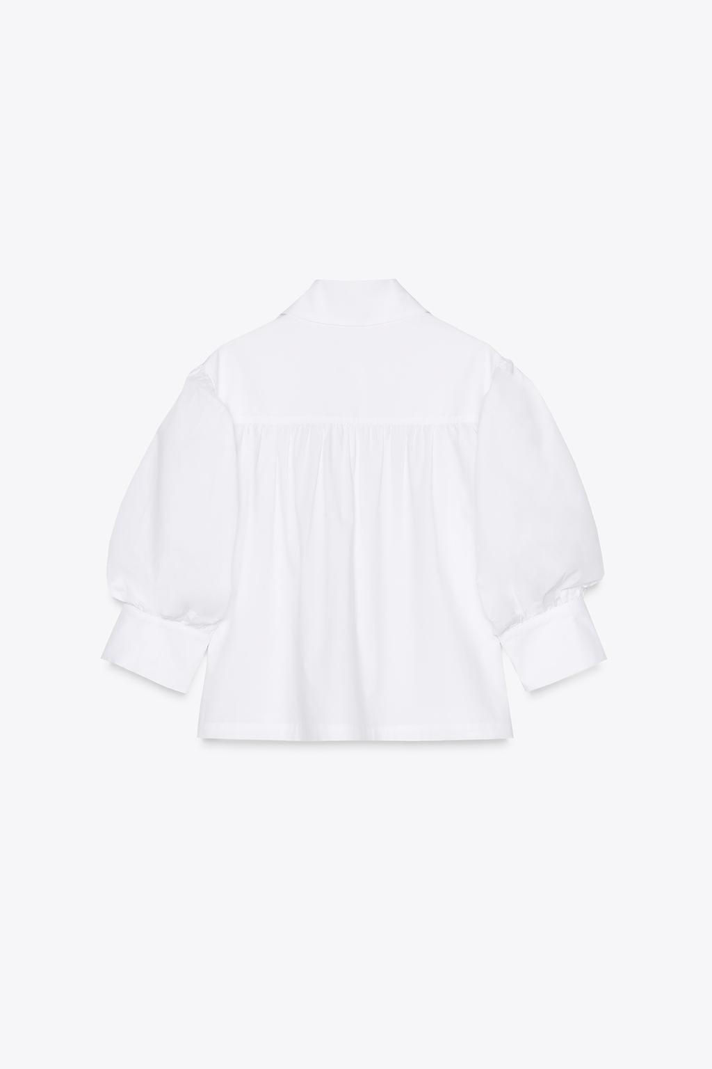 ZW COLLECTION POPLIN SHIRT - Zara фото 24