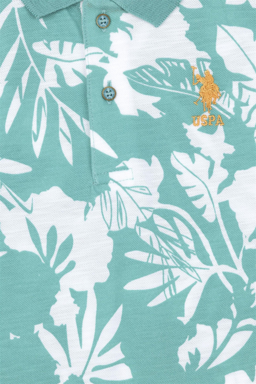 U. S. Polo Assn / Мятная футболка-поло для мальчика - U.s. polo assn фото 3