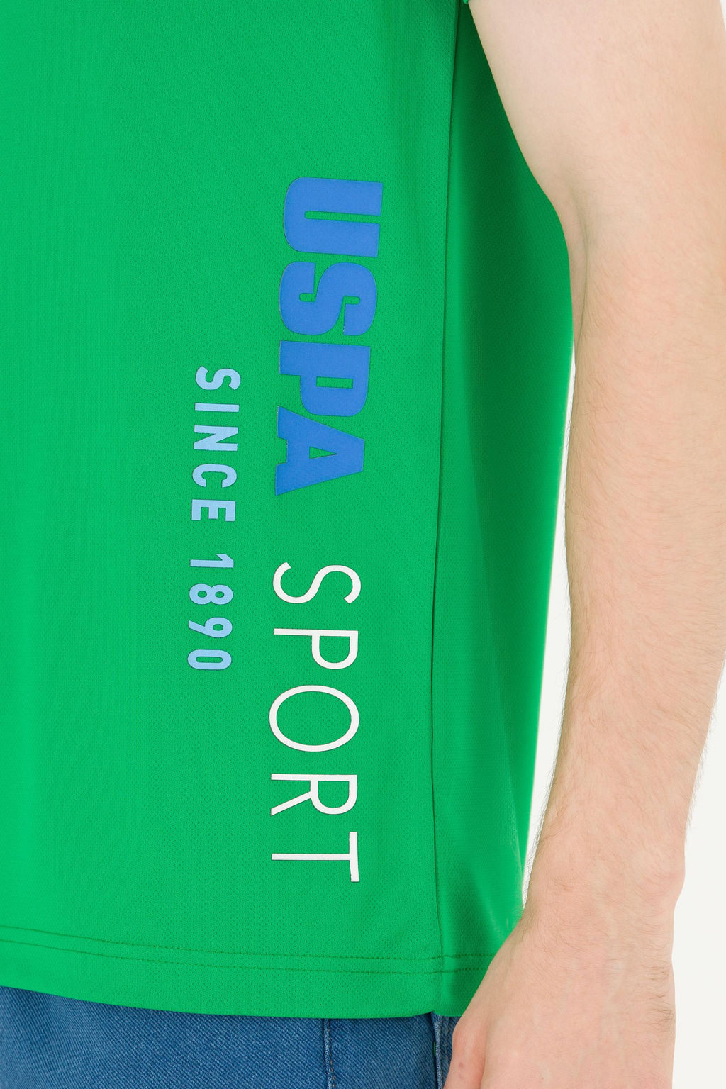 Мужская футболка с круглым вырезом Apple Green - U.s. polo assn фото 7