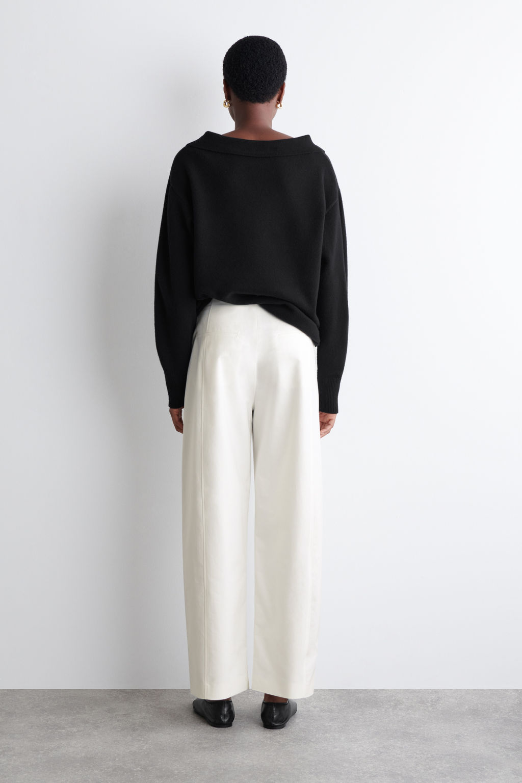 PANTAL?N BARREL LEG DE ALGOD?N PIMA - H&m фото 6