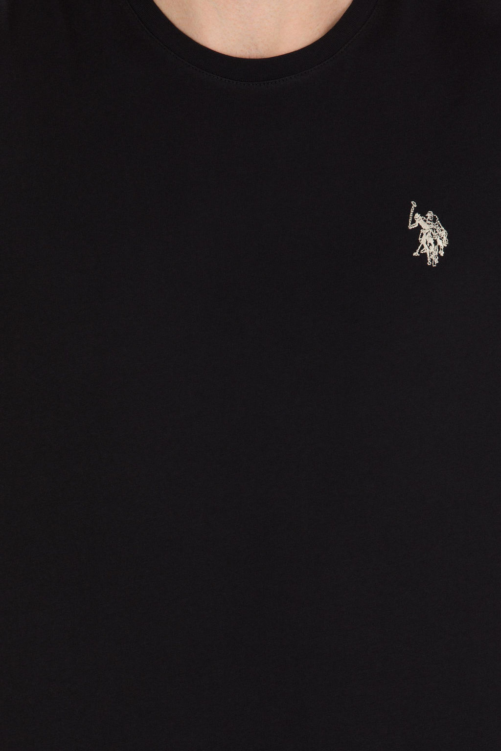 Erkek Siyah Bisiklet Yaka Ti__rt