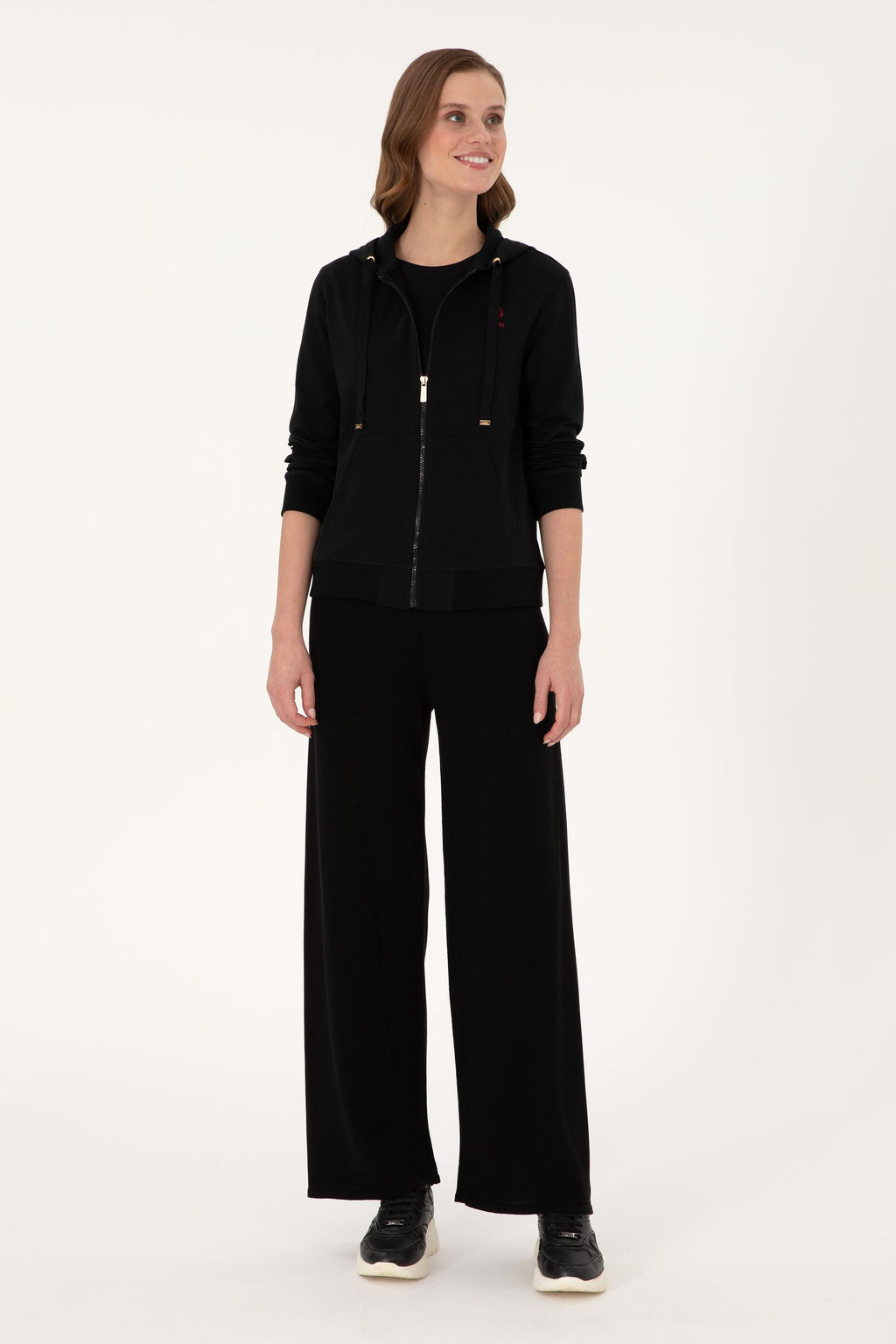 Женский черный свитшот Неожиданная скидка в корзине - U.s. polo assn фото 4