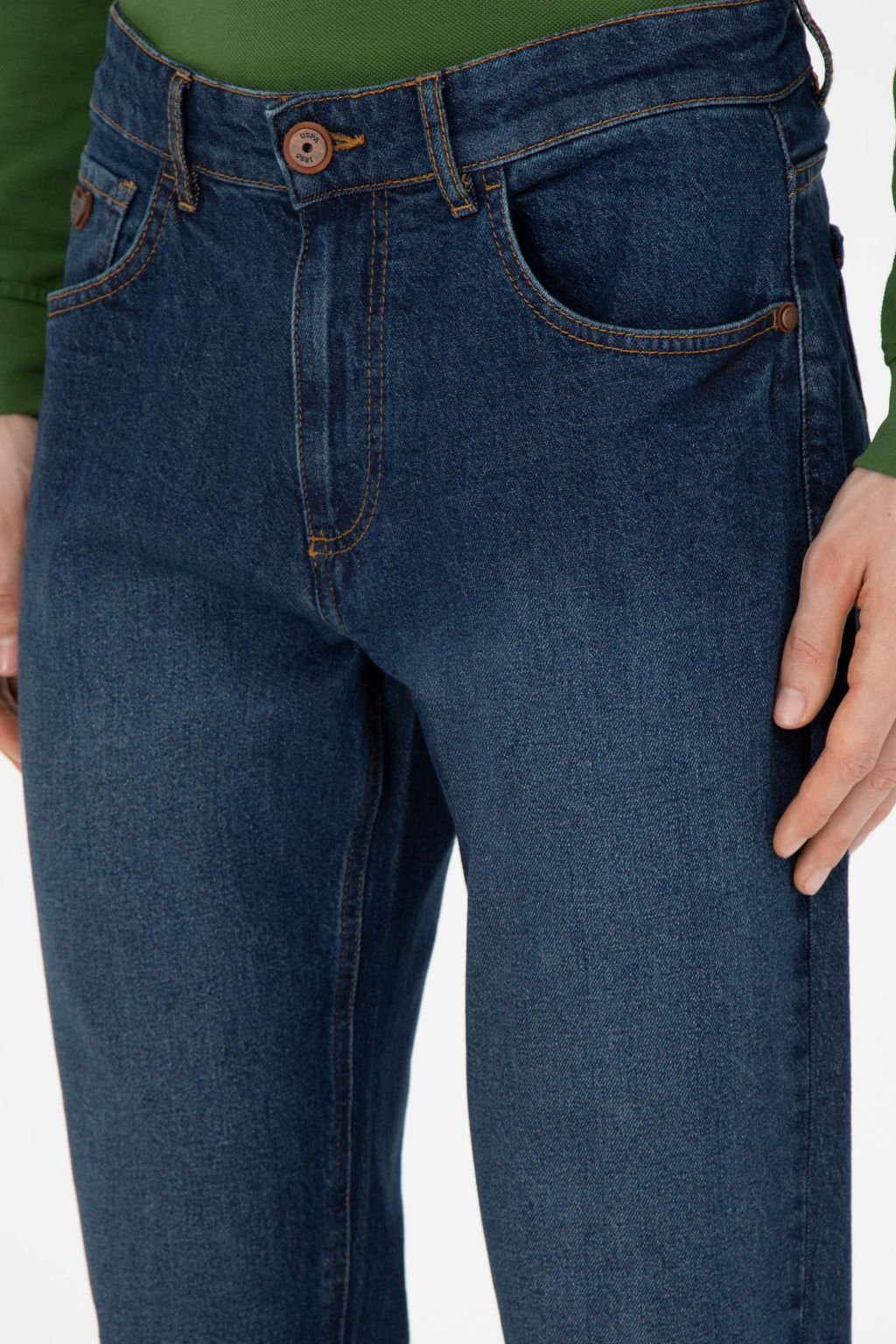 Мужские темно-синие джинсовые брюки - U.s. polo assn фото 13