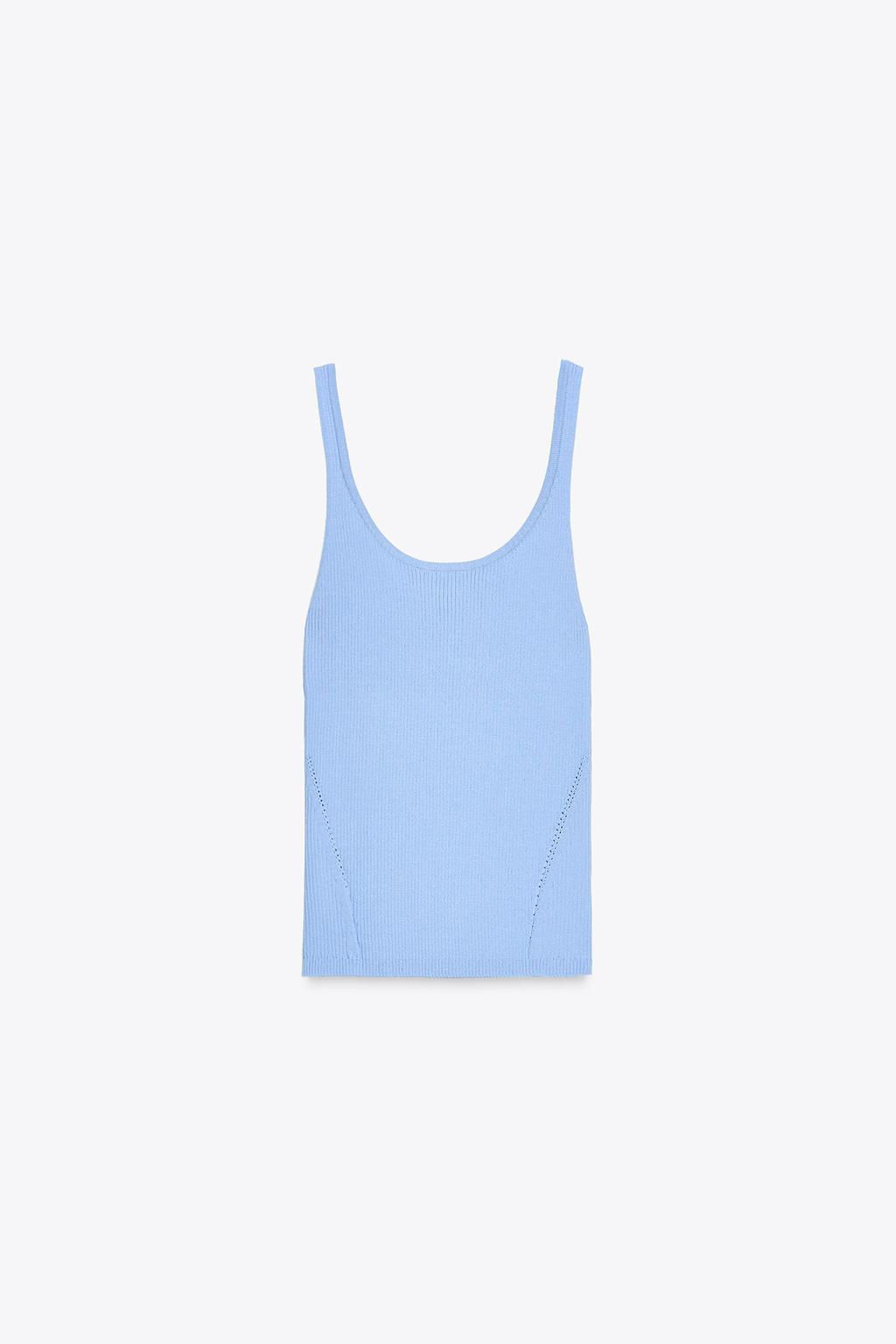 FITTED KNIT TOP - Zara фото 10