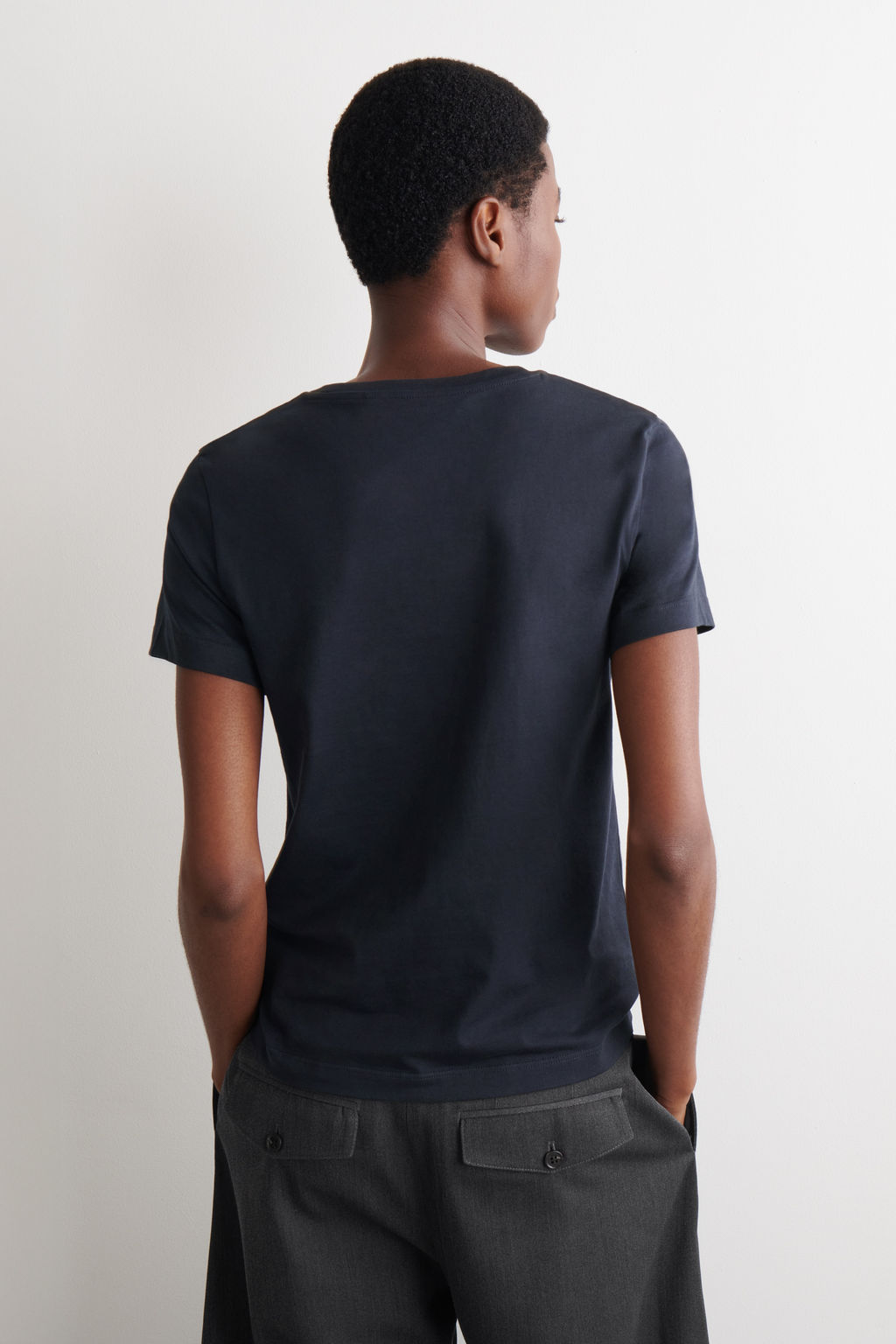 CAMISETA DE ALGOD?N DE CUELLO REDONDO - H&m фото 9
