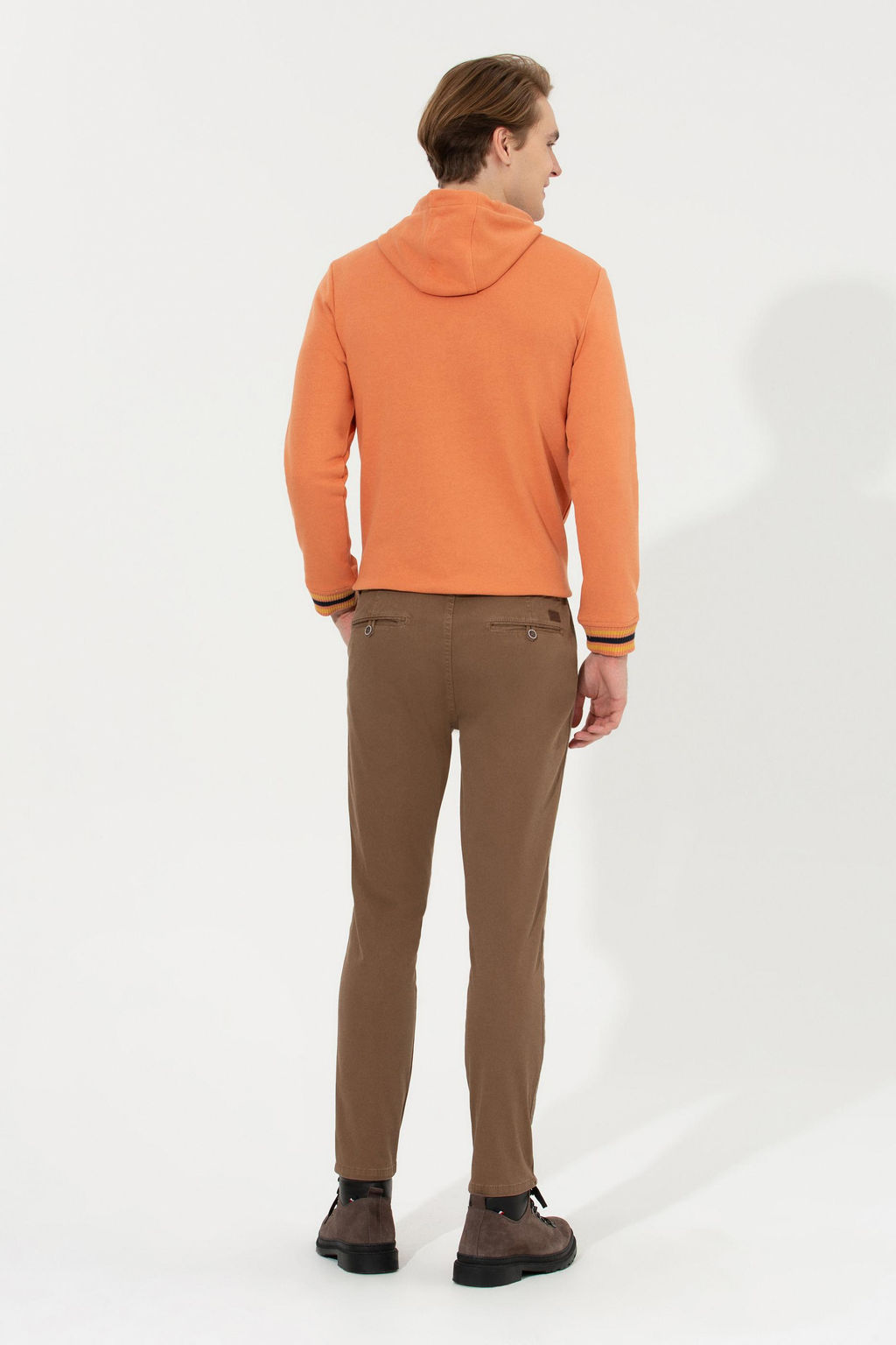 Мужские брюки чинос кокосового цвета - U.s. polo assn фото 18