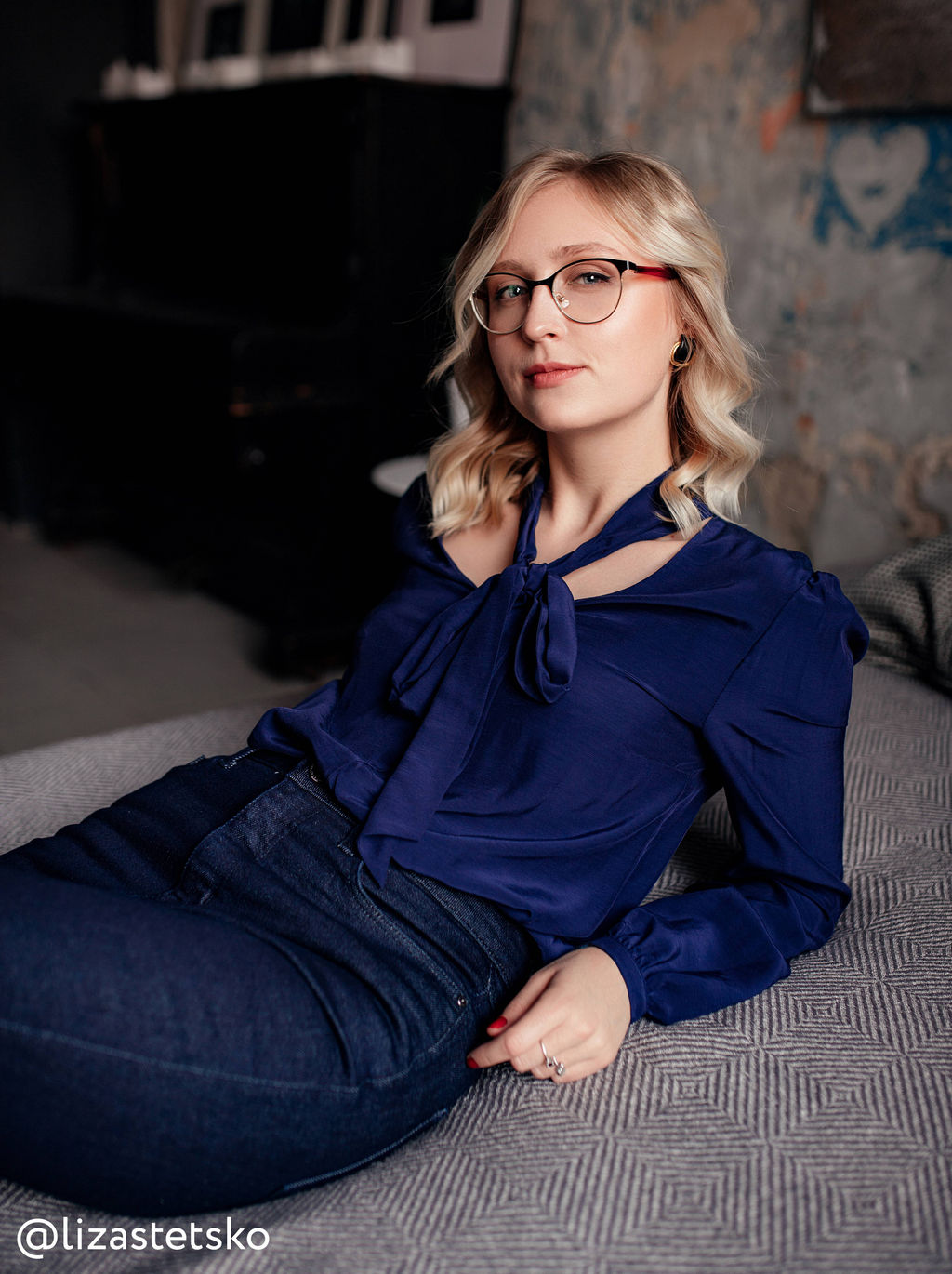 CONTE Блузка-боди из вискозы премиального качества "прикосновение шелка" LBD 1035 deep night