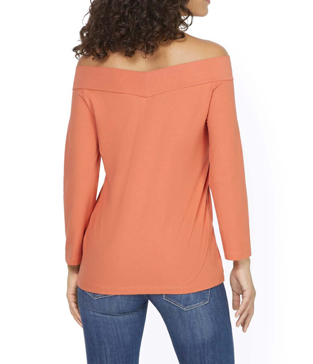 Блузка, папайя - Linea tesini фото 5