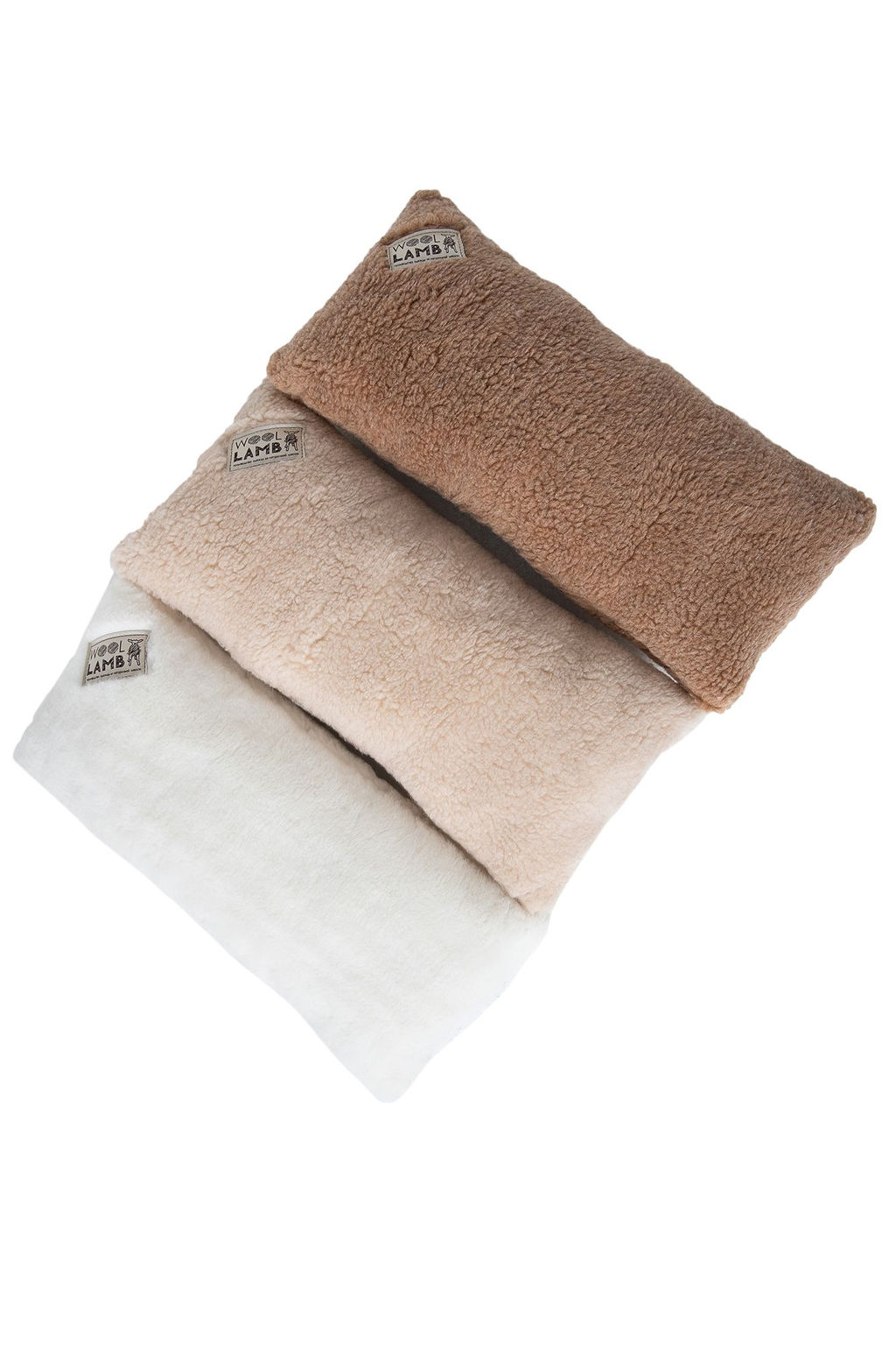 Подушка-валик меховая 30х60