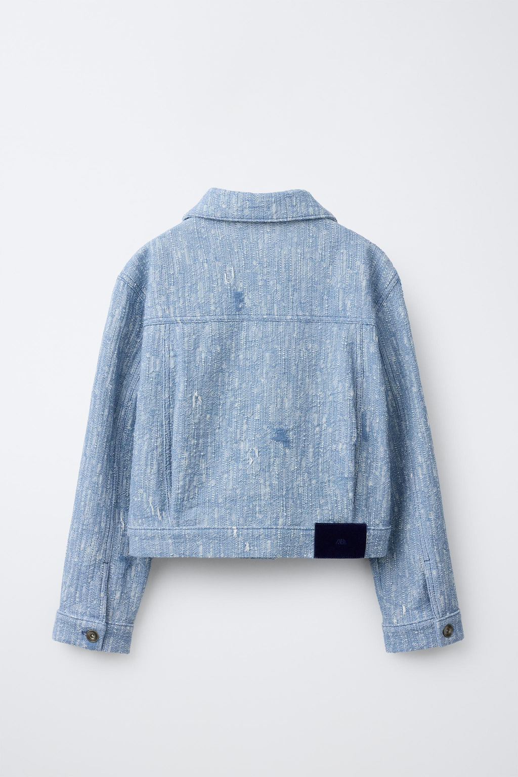 TEXTURED TRUCKER JACKET - Zara фото 2