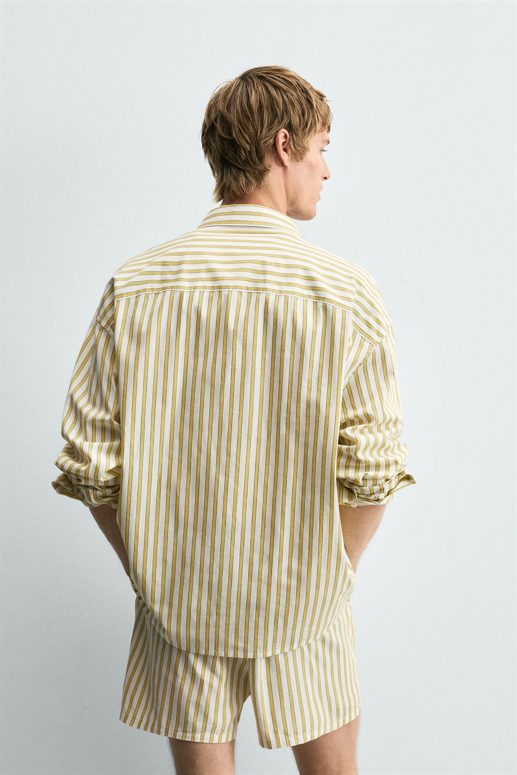 STRIPED SHIRT WITH POCKET - Zara фото 11