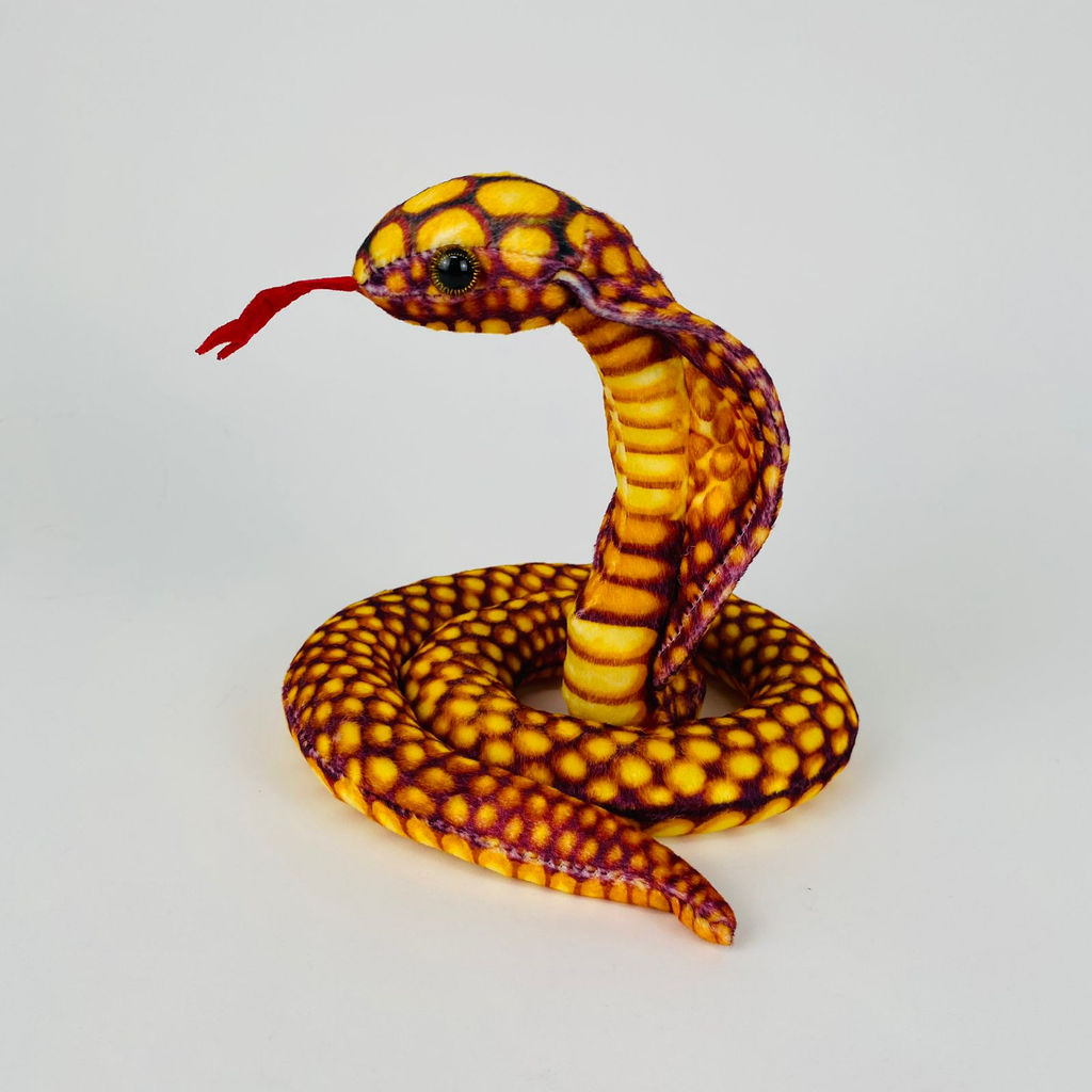 Мягкая игрушка змея - Кобра 20 см - Storyland фото 7