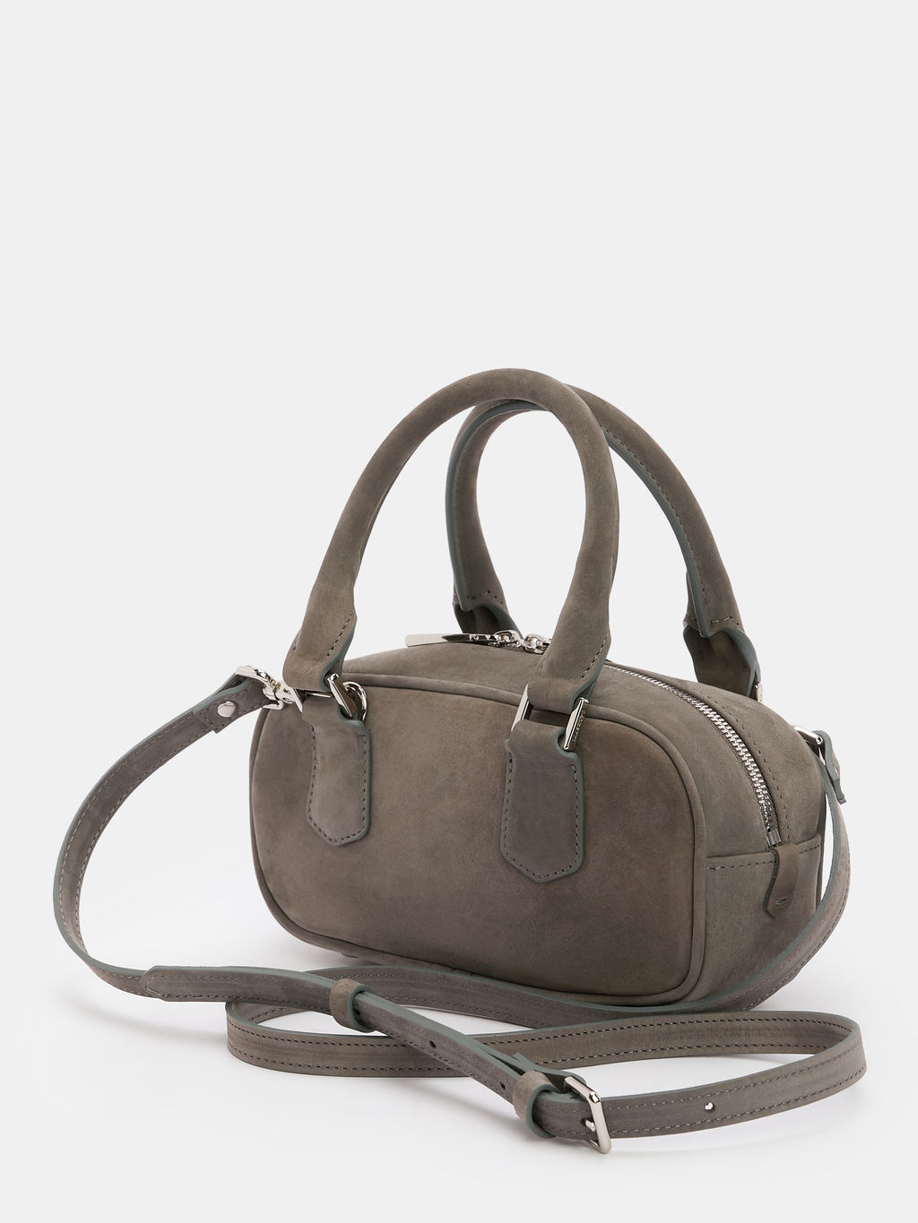 Женская сумка с ручками CALZETTI JADE Артикул 4741867, зеленовато-серый  фото 4