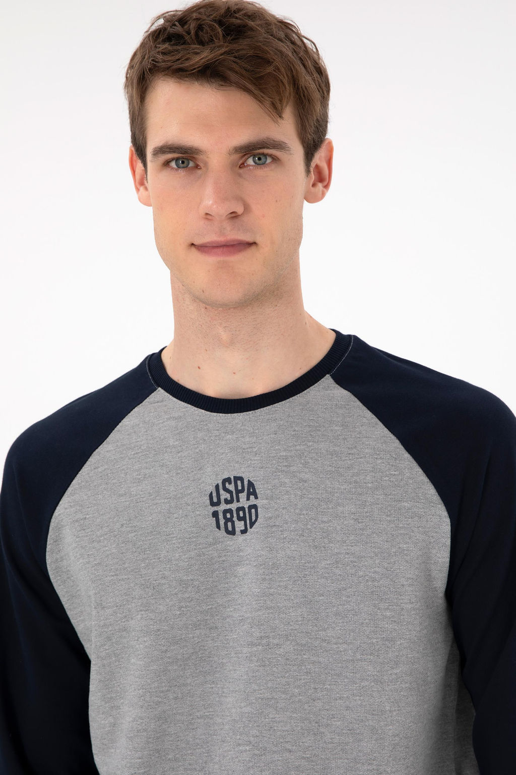 Мужской серый меланжевый свитшот Неожиданная скидка в корзине - U.s. polo assn фото 2