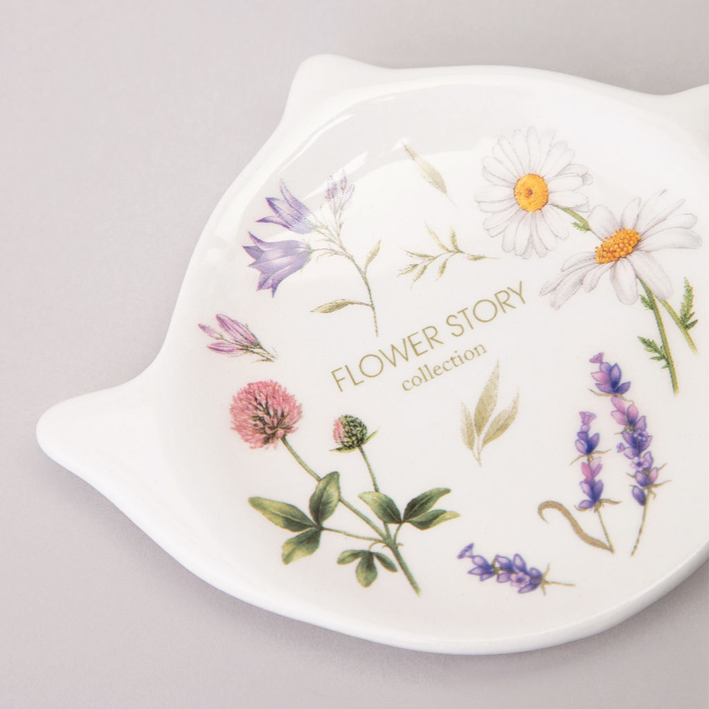 ПОДСТАВКА ПОД ЧАЙНЫЙ ПАКЕТИК AGNESS FLOWER STORY 12*8,5*1,5 СМ фото 4