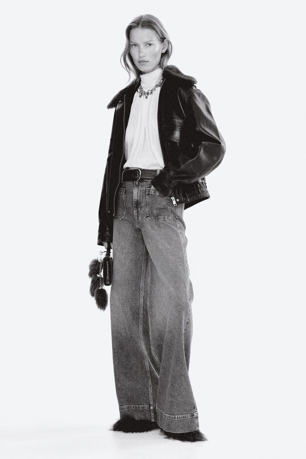 Wide High Jeans - H&m фото 7
