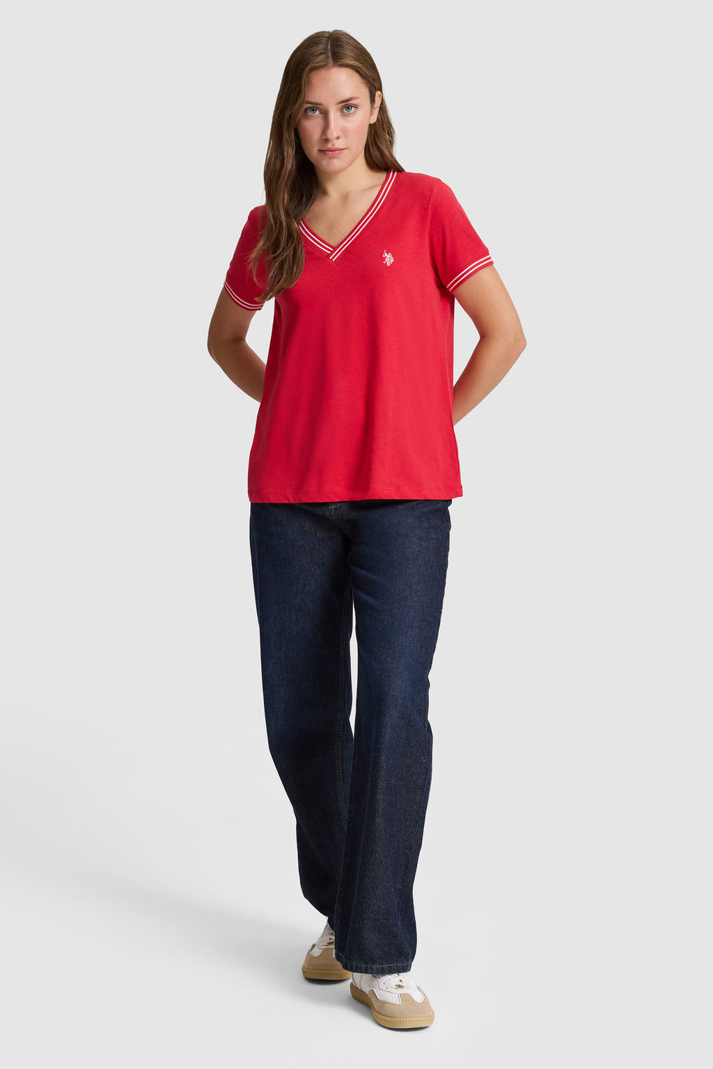 Kad_n K_rm_z_ V Yaka Basic Ti__rt - U.s. polo assn фото 4