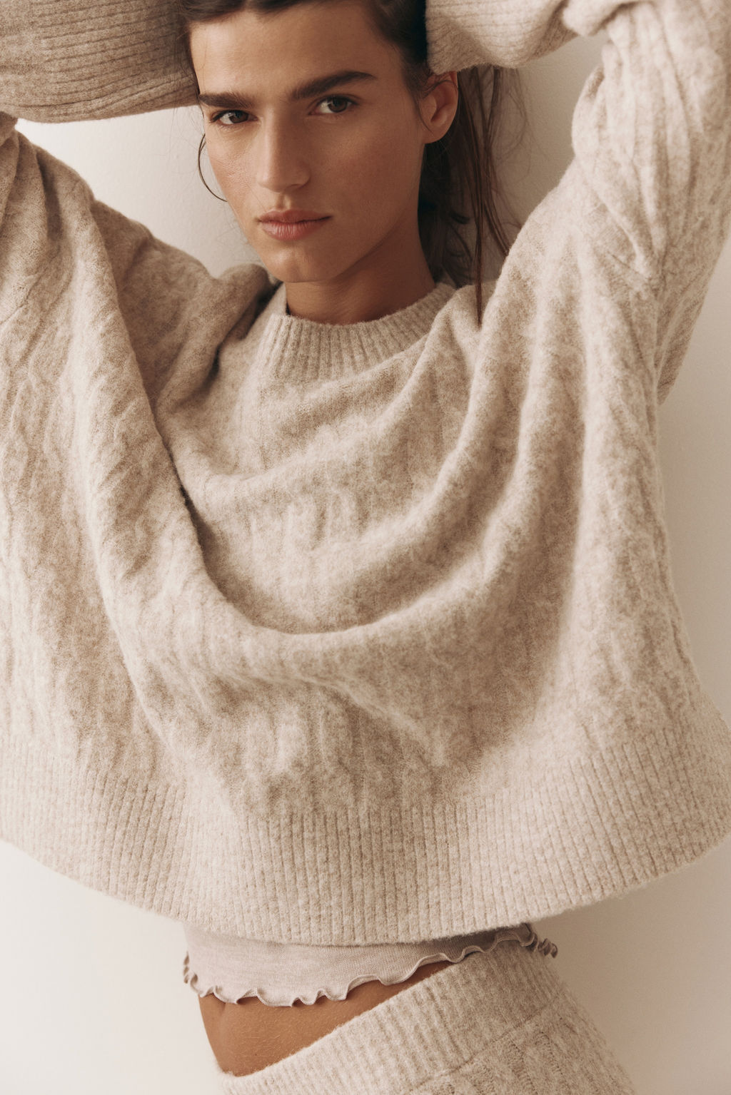 Jersey en punto trenzado - H&m фото 7