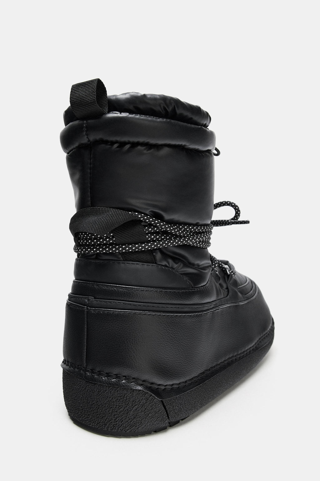 LAMINATED QUILTED ANKLE BOOTS - SKI COLLECTION