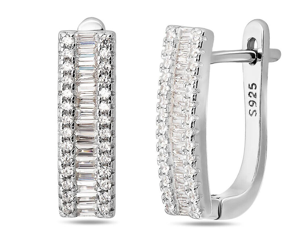 Серьги, куб.циркон., FYN-19565