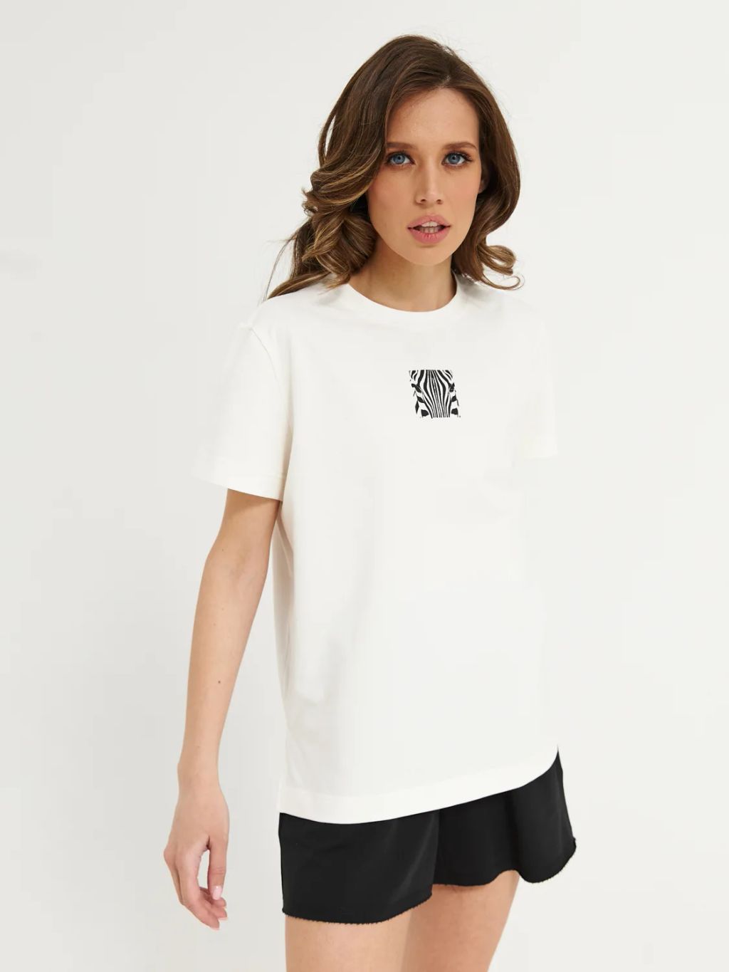 Базовая футболка 95% хлопок, 5% эластан (197-41)