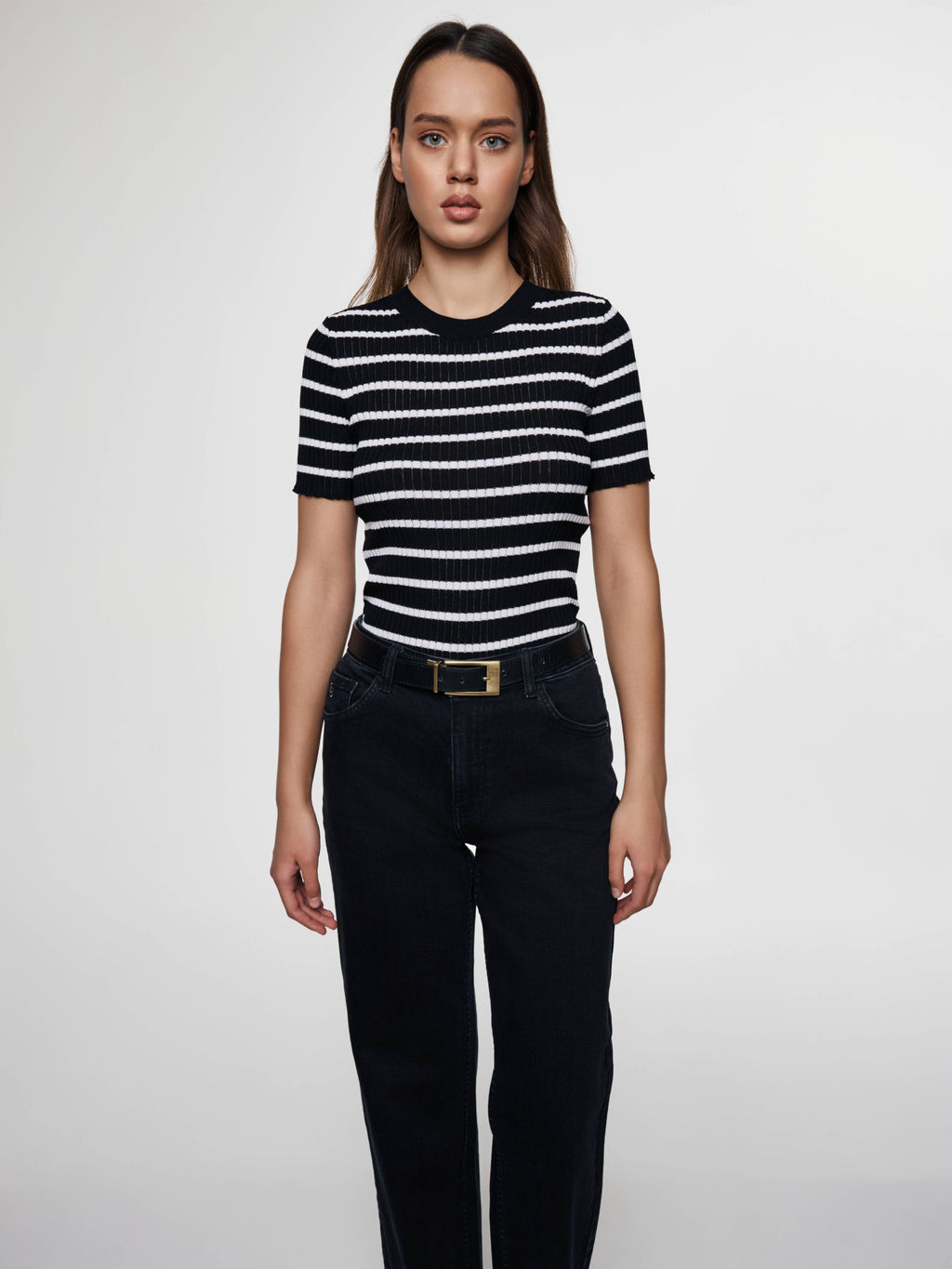 CONTE LDK 2335 Джемпер женский black-white